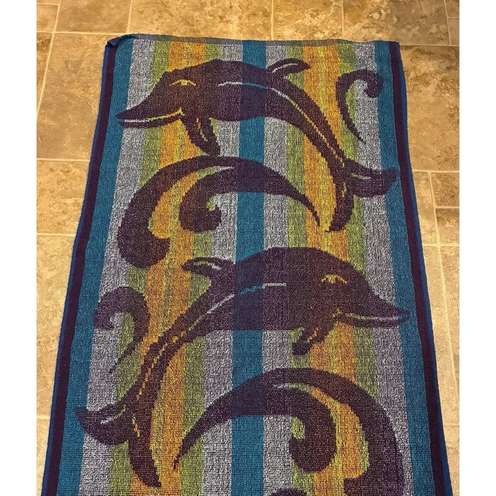 Kruger,‎ Ltd. Vintage Dolphin Beach Towel